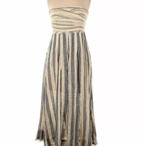 Free People stripe me up strapless dress